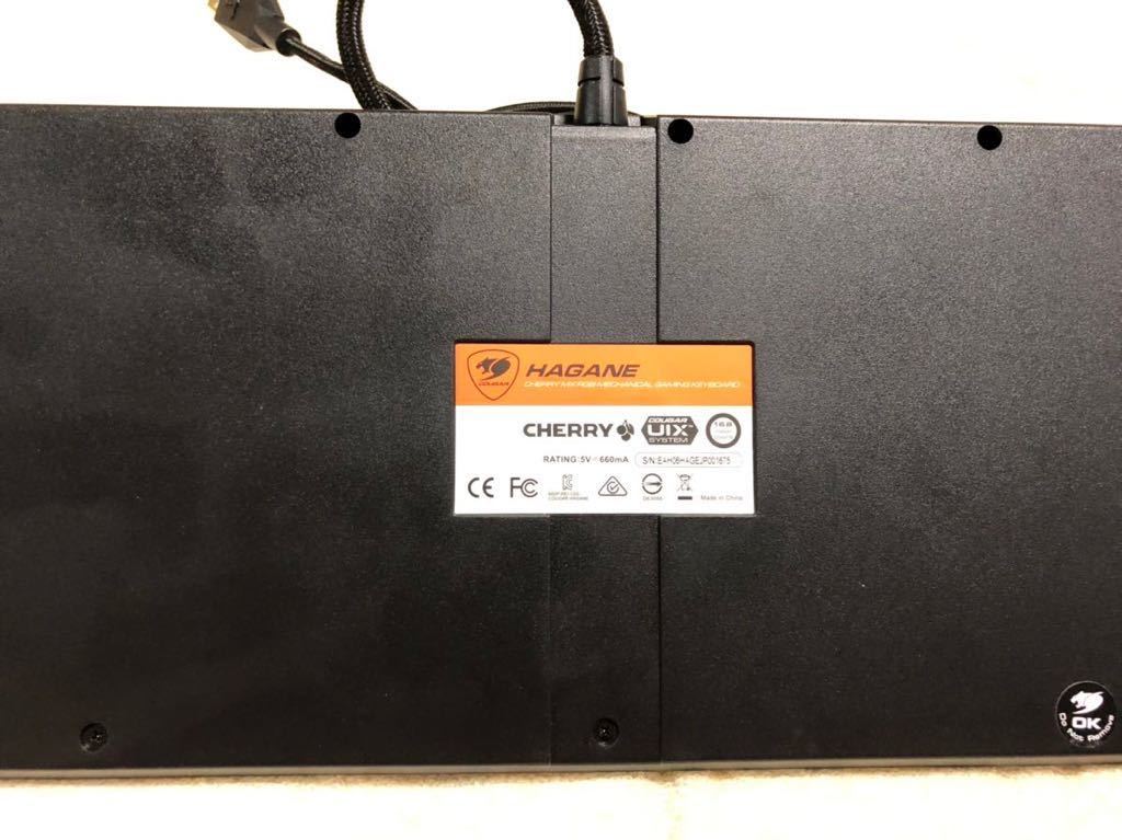 Cougar ゲーミングキーボード Hagane Rgb対応 マクロ Nキーロールオーバー Cgr Wm3mb Atr の落札情報詳細 ヤフオク落札価格情報 オークフリー スマートフォン版