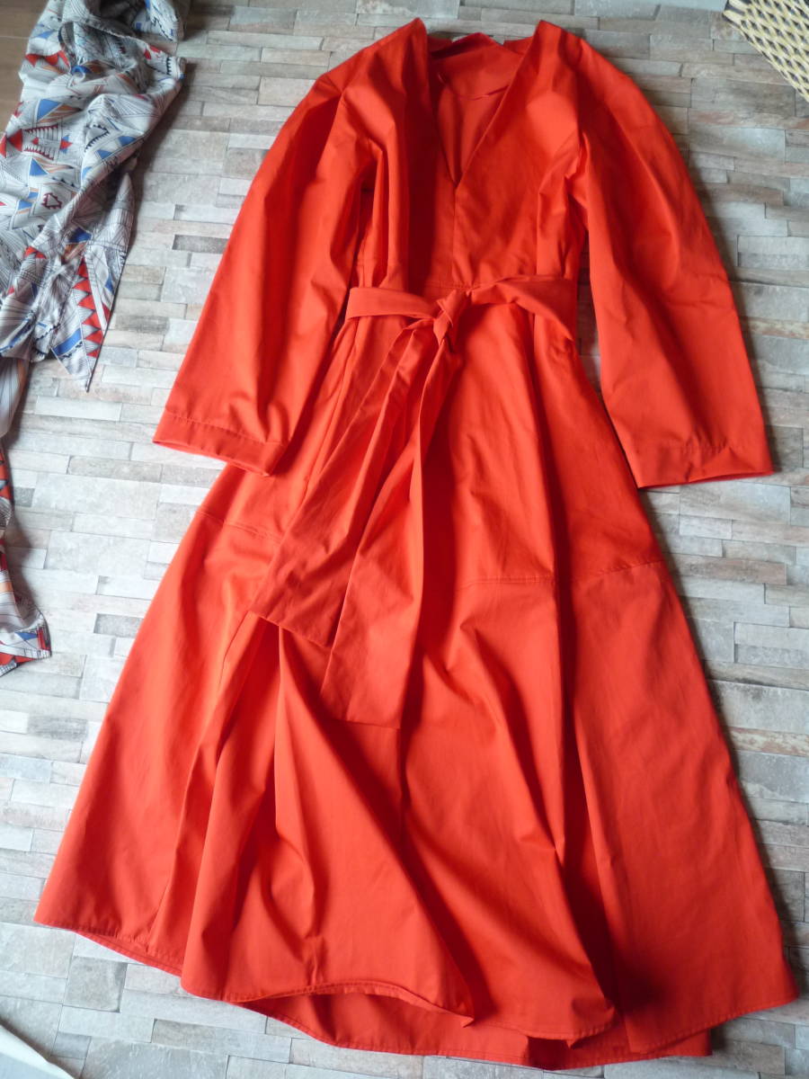 美品 Zara ザラ ロングワンピース 赤 長袖ワンピース ベルト紐付 の落札情報詳細 ヤフオク落札価格情報 オークフリー スマートフォン版