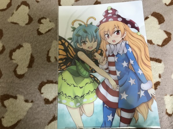 d122クリアファイル 東方Project コミック 東方三月精 比良坂真琴
