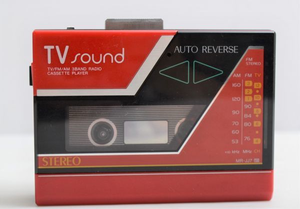 SANYO MR-JJ7 カセットプレーヤー TV/FM/AM （中古】T213L29E