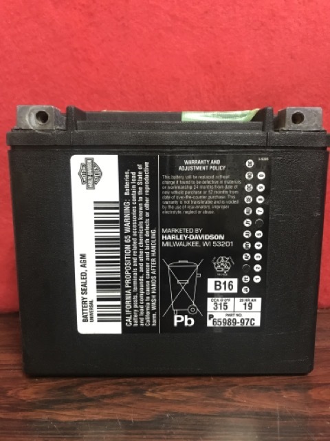 ハーレーダビッドソン純正 66000208 (65958-04)再生品 楽天市場】ハーレー純正バッテリー：2004〜22年スポーツスター