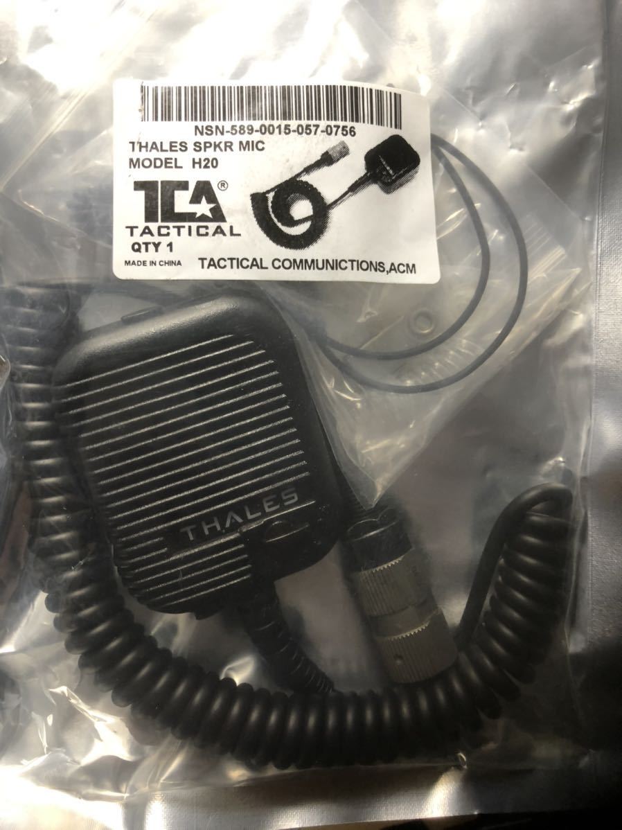 ☆TCA 実コネ付き THALESタイプ ハンドマイク イヤホン付属 新品 ☆TCA 実コネ付き THALESタイプ ハンドマイク イヤホン付属 PRC