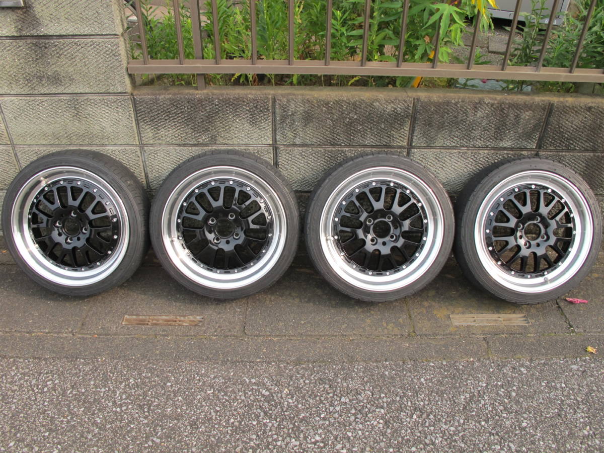 ◇CRIMSON クリムソンRS WP MAXI 5.5J+45-16×4本セット+レイズ