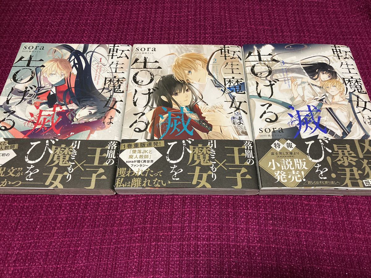Sora 柚原テイル 転生魔女は滅びを告げる 巻 3冊 巻特典カード付 の落札情報詳細 ヤフオク落札価格情報 オークフリー スマートフォン版