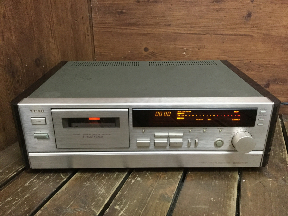 カセットデッキ　TEAC V-9000 ジャンク品 Yahoo!オークション -「teac v-9000」の落札相場・落札価格
