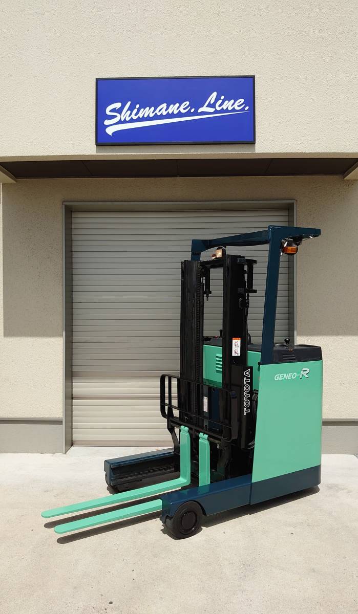 TOYOTA バッテリーフォークリフト リーチ トヨタフォークリフト1250kg