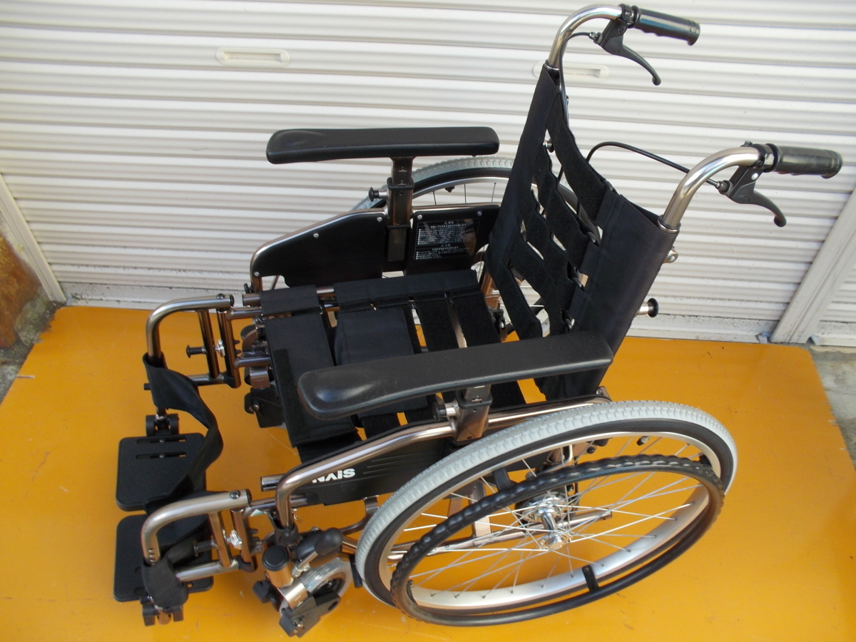 お買得品】NAiS モジュラー車いす flexy(フレキシー) ：自走式：グレー