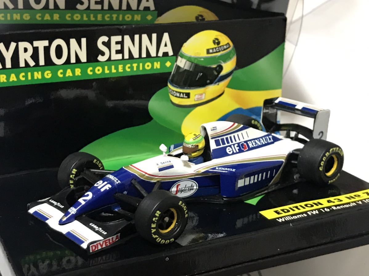 ミニチャンプス　F1カー ミニカーコレクション 1/43スケール 1/43 MINICHAMPS ミニチャンプス F1 アイルトン・セナ レーシ