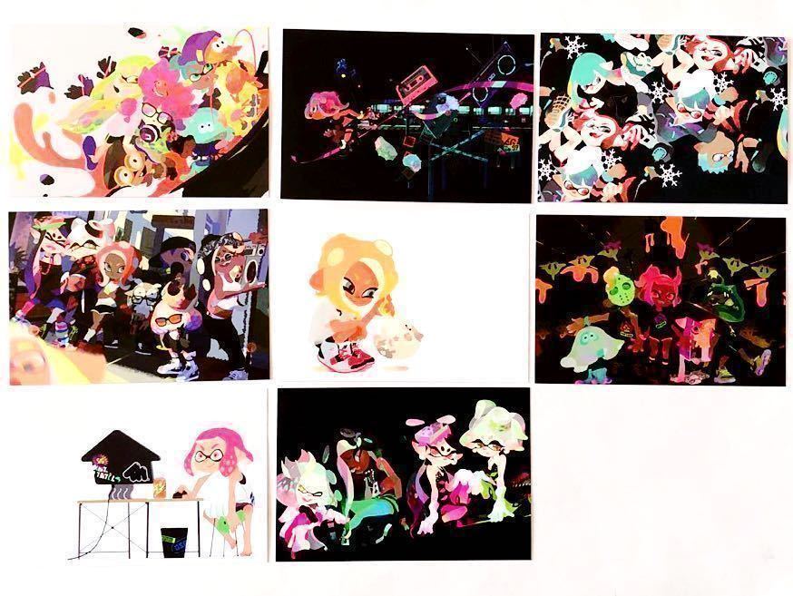 新品】スプラトゥーン2 イカすポストカードコレクション 全8種類セット