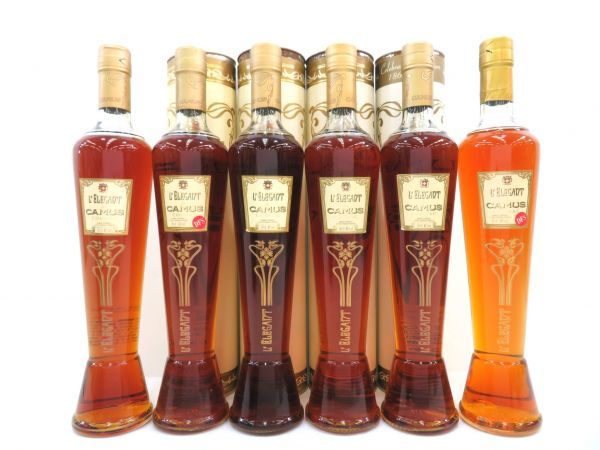 古酒】CAMUS カミュ エレガント コニャック 古酒、未開栓】古酒 6本