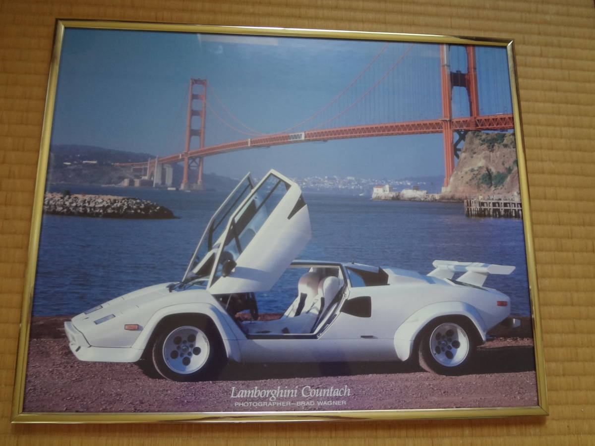 カウンタック　パネル ランボルギーニ カウンタック スーパーカー 額装パネル Lamborghini