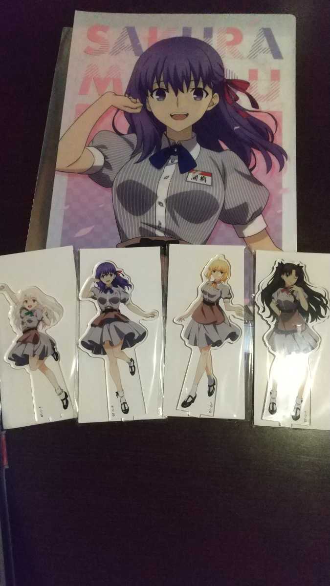 Fate stay nightビッグボーイコラボタペストリー抽選 キャンバスアート