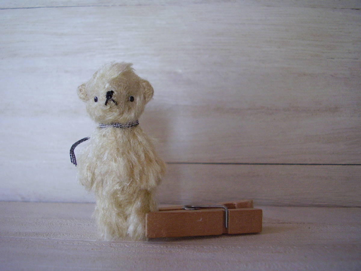 新品 クマ アイボリー ４ ８センチ テディベア 小さなぬいぐるみ ブライス の落札情報詳細 ヤフオク落札価格情報 オークフリー スマートフォン版