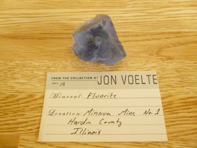 鉱物標本】ミネルバNo.1 青臭 イリノイ産フローライト その1 