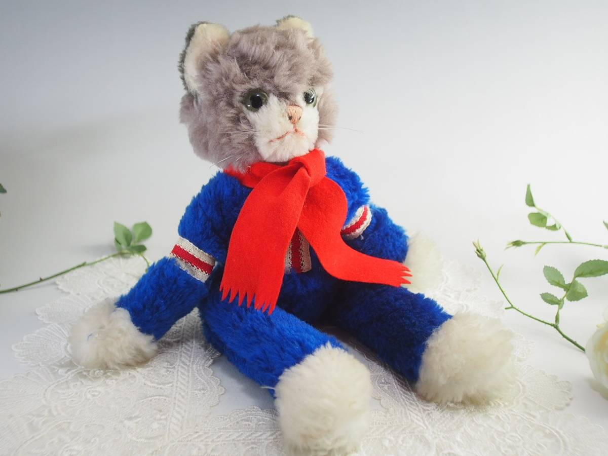 テディベア 中古】Steiffシュタイフ製Charly Dangling Teddy in Suitcase