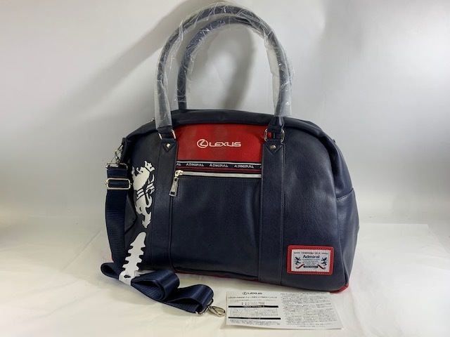 新品】未使用 LEXUS ADMIRAL コラボ ボストンバッグ 2WAY ショルダー