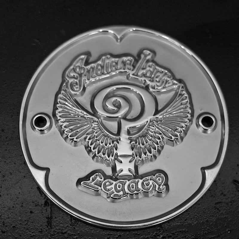 ハーレー EVO ポイントカバー インディアンラリー indian larry