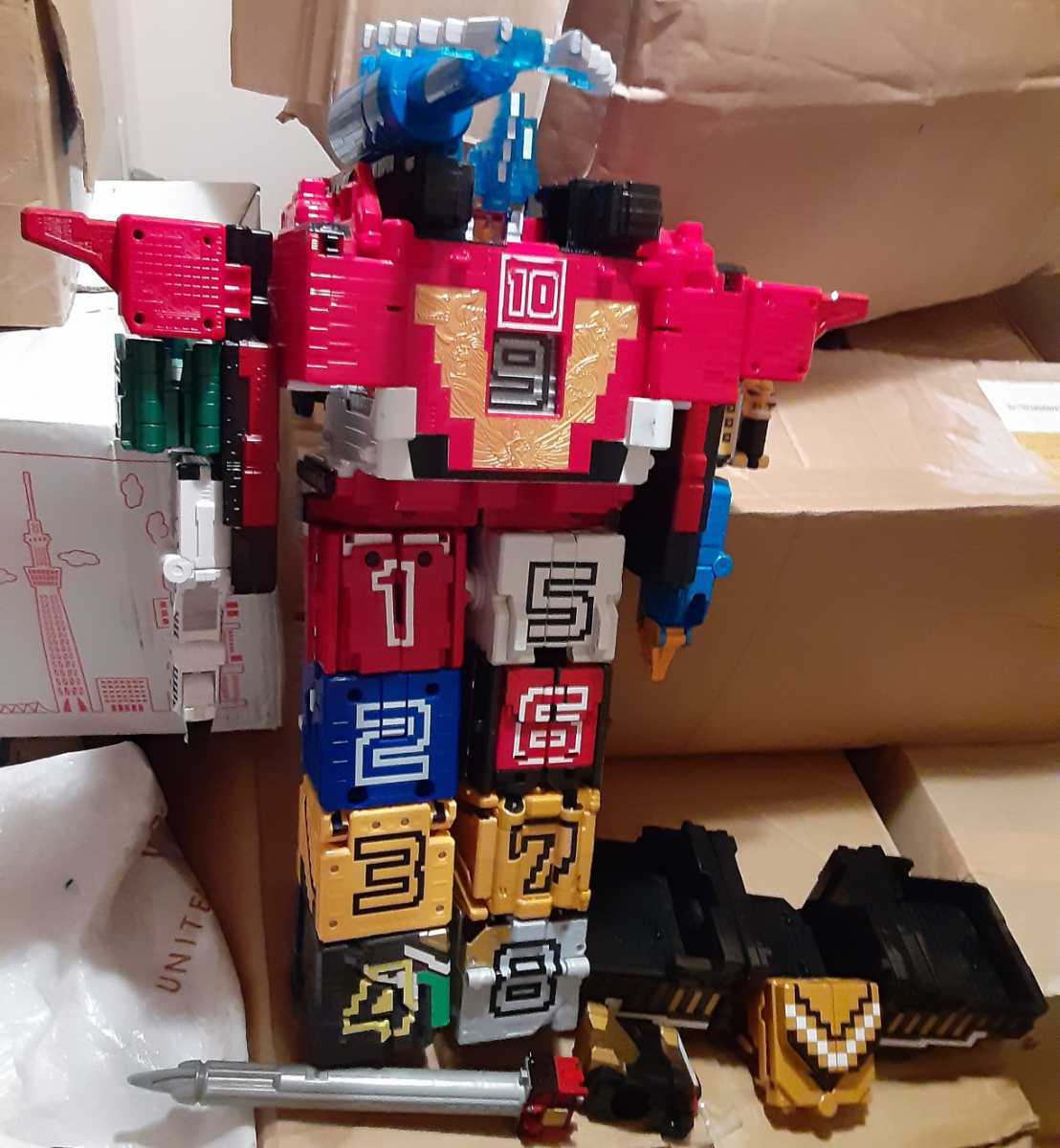 動物戦隊ジュウオウジャー Dx 合体 超 武装 ジュウオウキング ワイルド トウサイジュウオー ドデカイオー キューブウエポンex の落札情報詳細 ヤフオク落札価格情報 オークフリー スマートフォン版