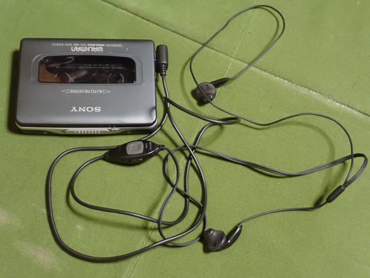カセットウォークマン SONY WM-EX633 (整備済み、￼完動美品) カセット