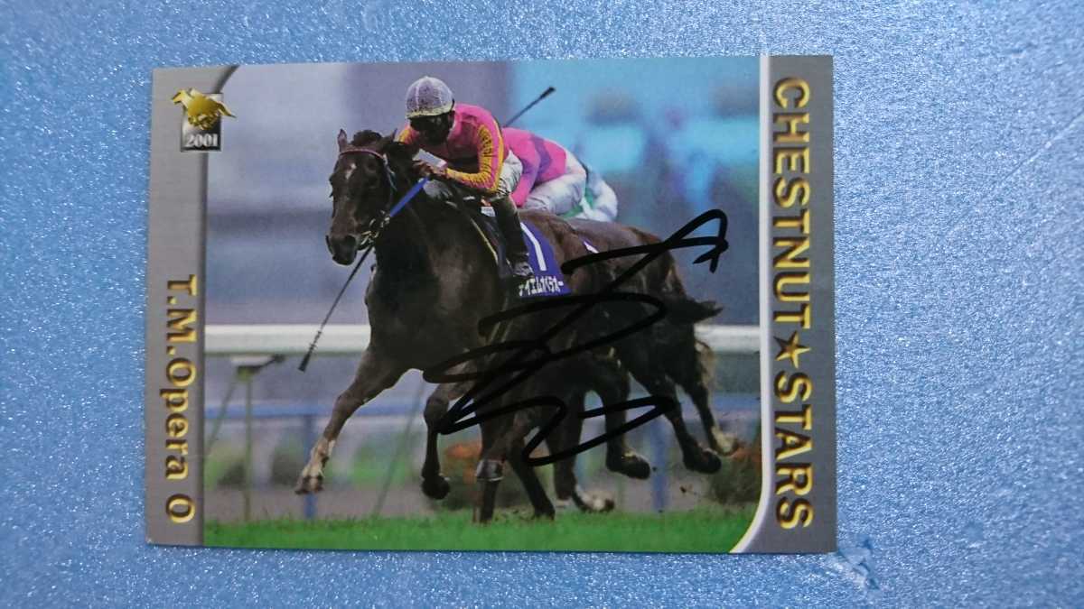 競馬カード 和田竜二騎手直筆サインカード TheGradeOne