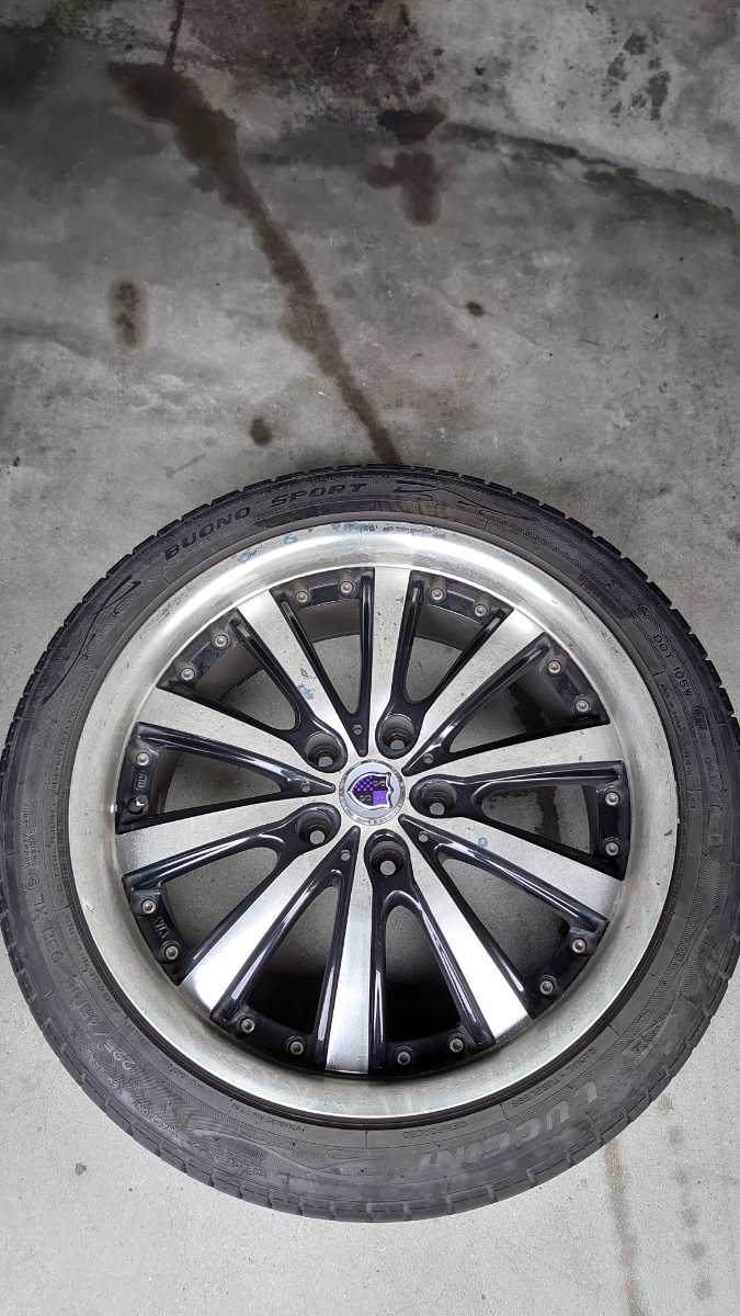 KYOHO STEINER 18×8J 225/45R18 夏タイヤ付 4本セット 売切!! シュタイナー STEINER ホイール 18×8J+45 PCD 114.3 5穴 タイヤ GOOD