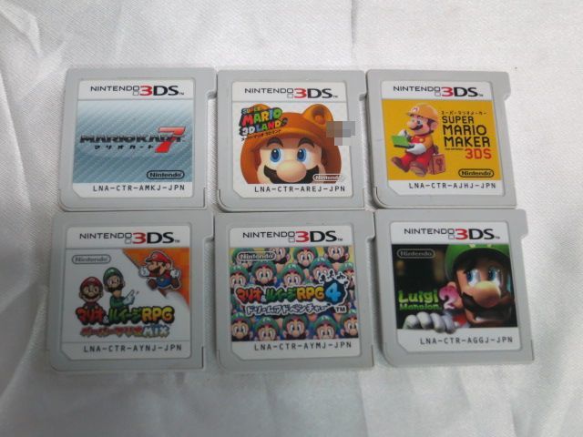 9m397ez 3ds ソフト スーパーマリオメーカー ルイージマンション2など 6本セット 中古 送料無料 の落札情報詳細 ヤフオク落札価格情報 オークフリー スマートフォン版