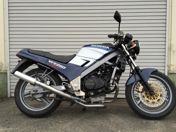 新品】FIGHTER オリジナルマフラー VTZ250 サイレンサー無 黒 ◇ VT 