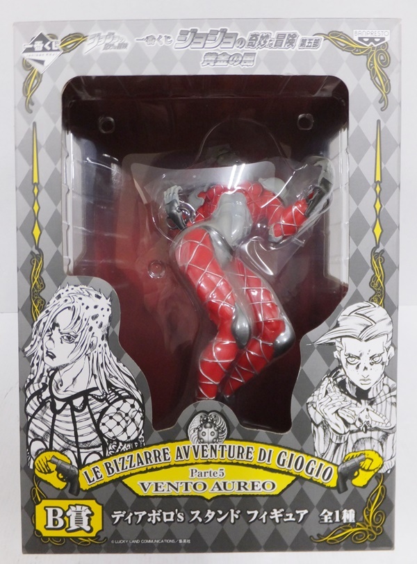 新品 未開封 一番くじ ジョジョの奇妙な冒険 第五部 黄金の風 B賞 ディアボロ S スタンドフィギュア の落札情報詳細 ヤフオク落札価格情報 オークフリー スマートフォン版
