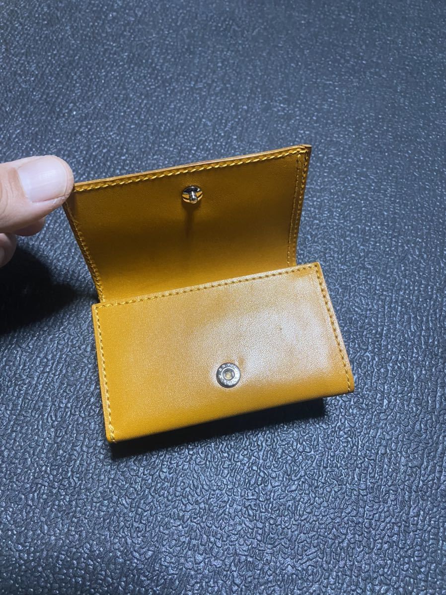 minimalight play wallet leather イエロー(PLAY WALLET minimalight play wallet leather イエロー(PLAY WALLET