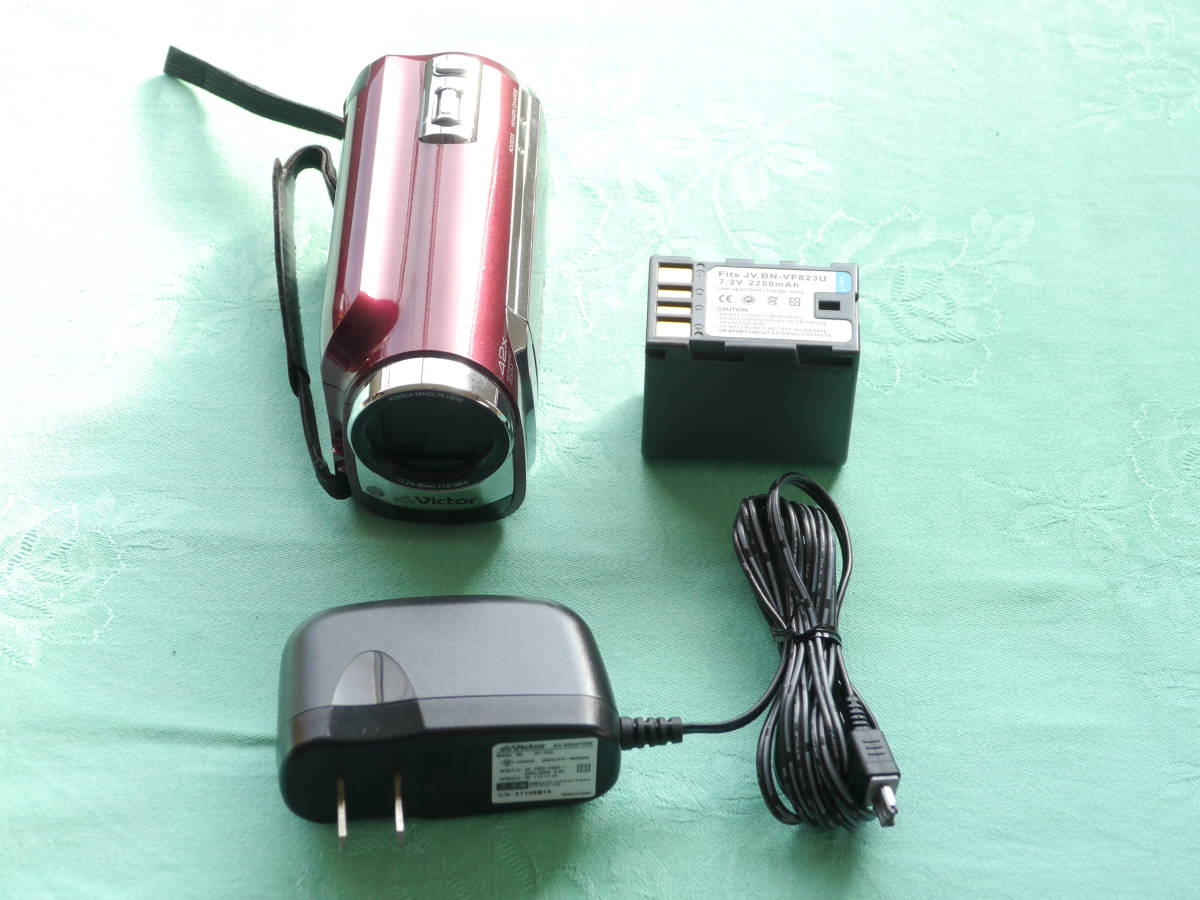 Victor・JVC Everio HDD VIDEO CAMERA GZ-MG840-R Rouge Red