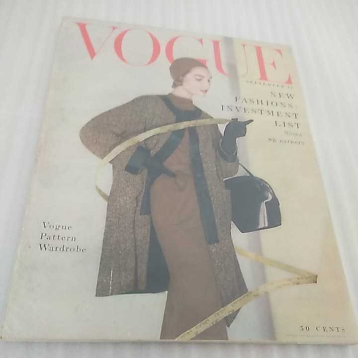 Vogue ヴォーグ 1953年 September 貴重 ヴインテージ Horst 1950年代 アメリカ ファッション雑誌 女性誌 の落札情報詳細 ヤフオク落札価格情報 オークフリー スマートフォン版