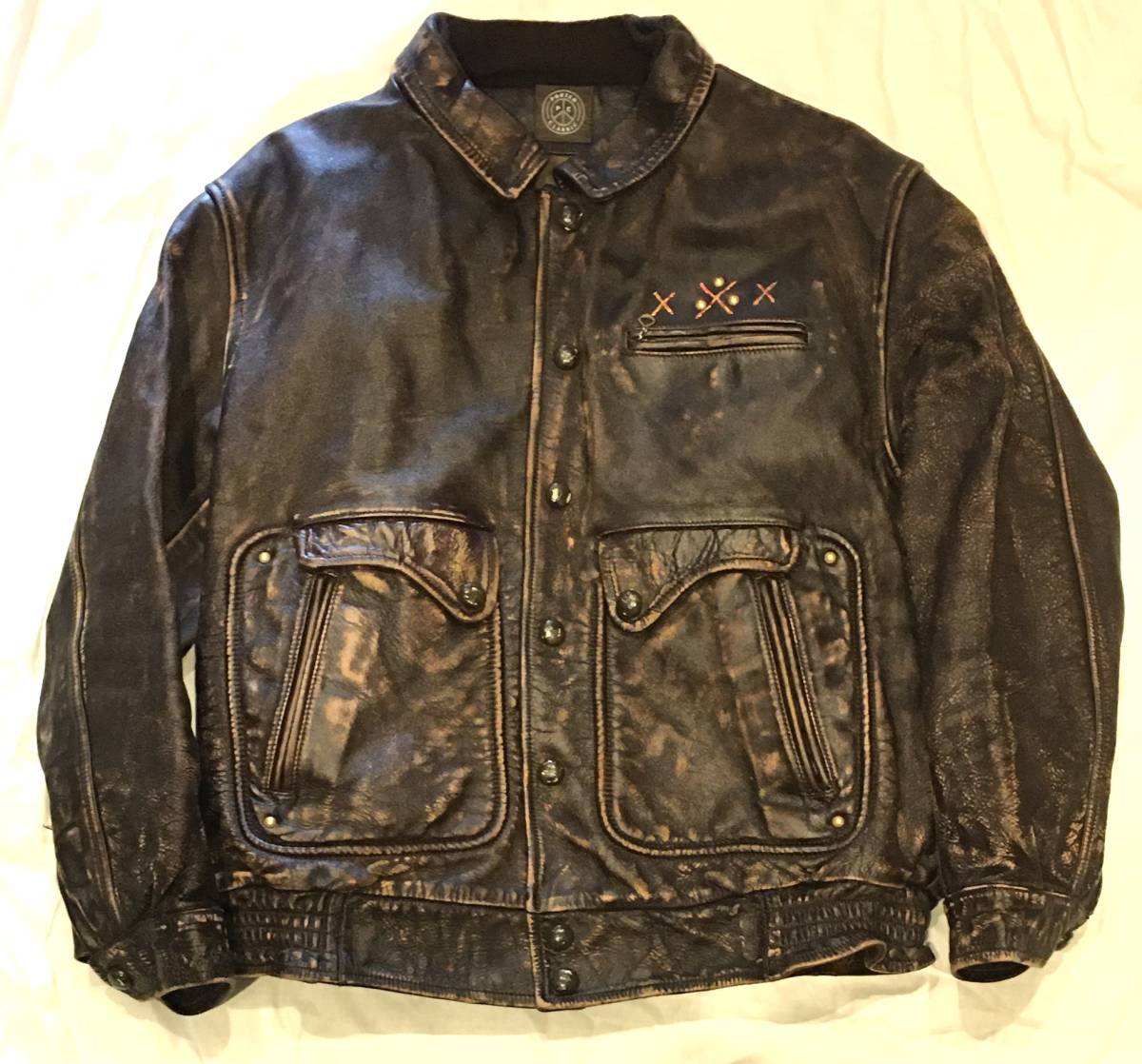 超希少 429,000円 Porter Classic ポータークラシック レザー ジャケット A2 LEATHER JACKET W