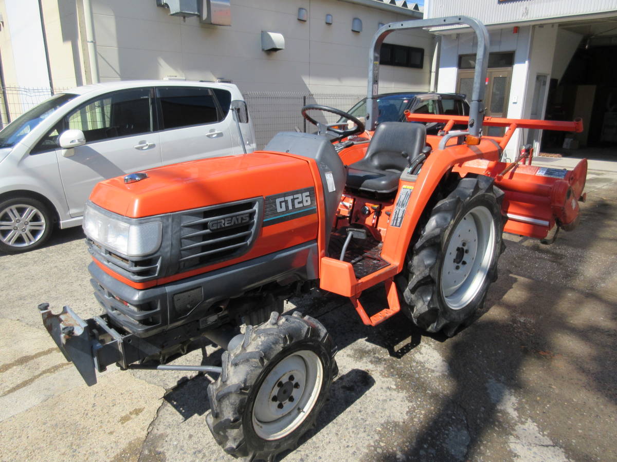 愛知発 クボタ Kubota Greats トラクター Gt26 安全バー付 26馬力 の落札情報詳細 ヤフオク落札価格情報 オークフリー スマートフォン版