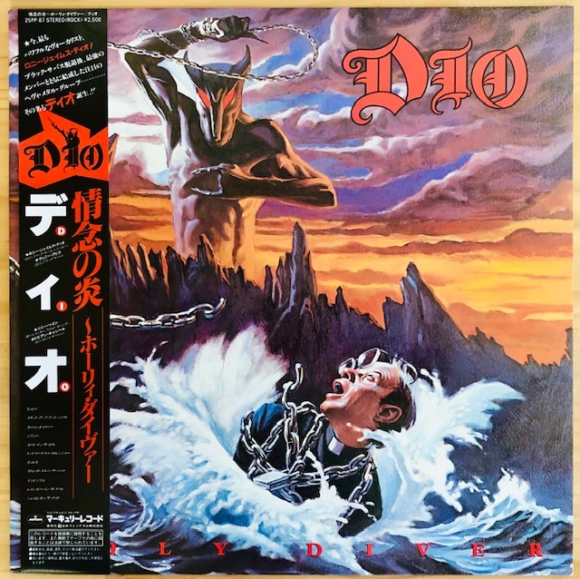 LP□HR/HM/DIO/HOLY DIVER/MERCURY 25PP-87/国内盤 83年ORIG 希少 帯付