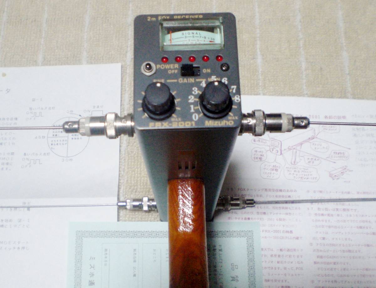 ミズホ通信フォックスハンティング用機器FRX－2001付画像物の落札