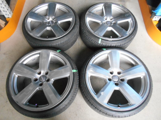 大物 4梱包 ジャンク□アウディ RS6 4B 純正 19x9J+35 5H PCD:112 19