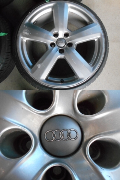 大物 4梱包 ジャンク□アウディ RS6 4B 純正 19x9J+35 5H PCD:112 19