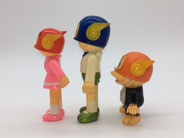 当時物 バンダイ パーマン おもしろトリオセット 箱付き 藤子不二雄