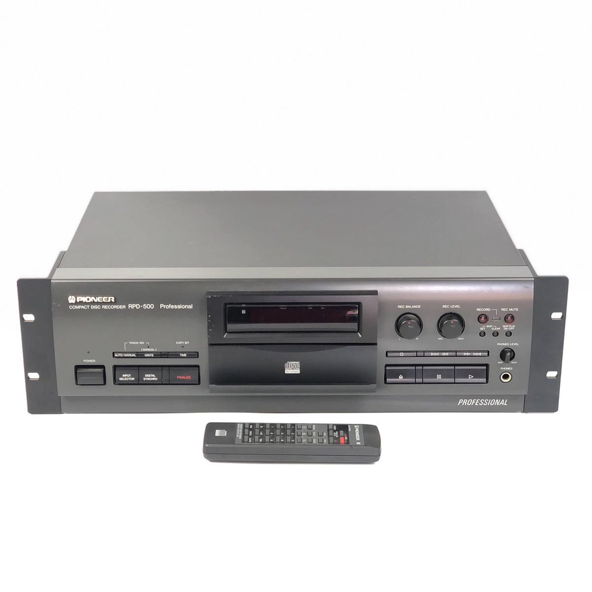 【メンテナンス品】Pioneer RPD-500 パイオニア CDレコーダー メンテナンス品】Pioneer RPD-500 パイオニア CDレコーダー