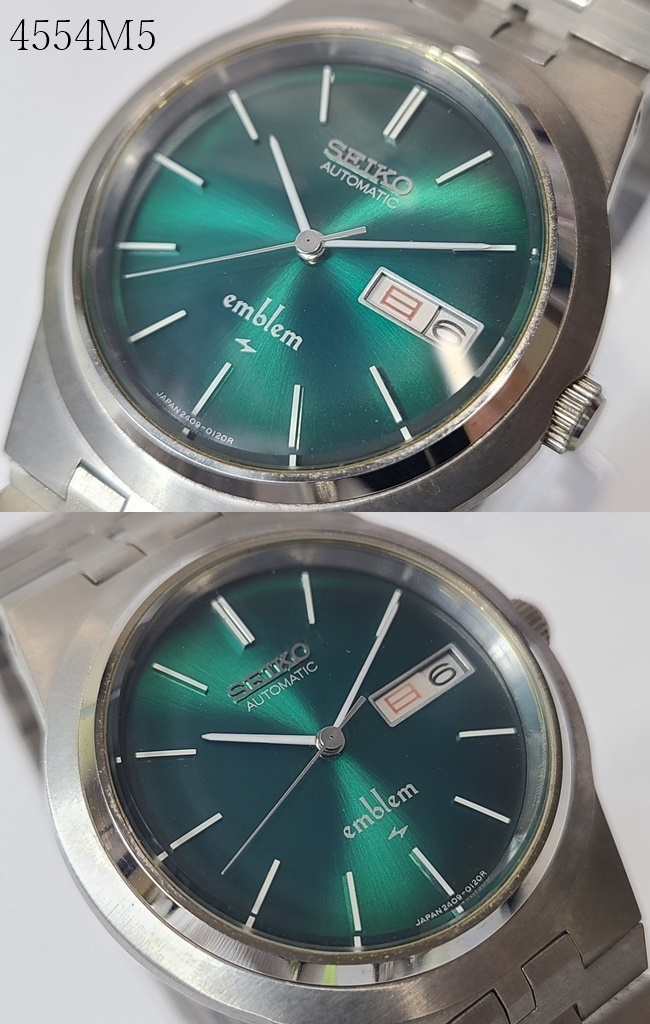 ☆稼働品◎ SEIKO セイコー emblem エンブレム 2409-0030 デイデイト 3