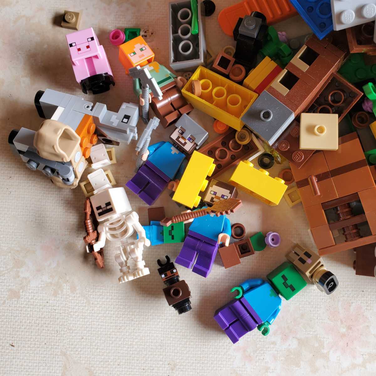 レゴ Lego レゴブロック マインクラフト Minecraft パーツ取り パーツ まとめ 中古品 ジャンク品 の落札情報詳細 ヤフオク落札価格情報 オークフリー スマートフォン版