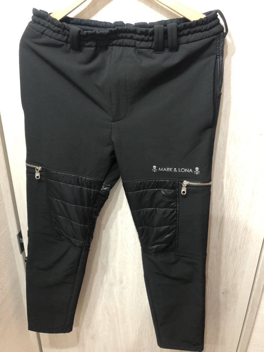 MARK&LONA フリースパンツ ブラック MARK ＆ LONA マーク