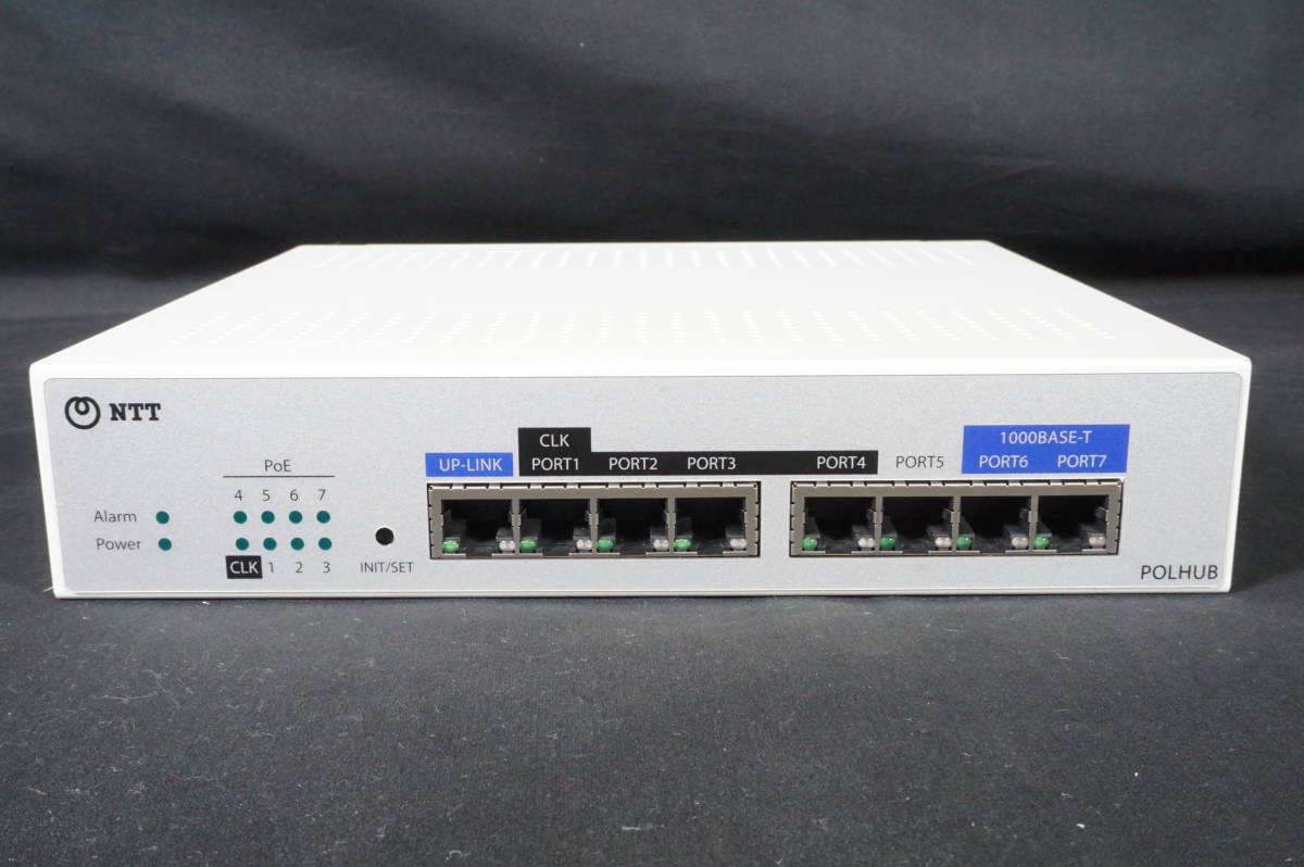 NTT POLHUB 給電HUB PoE対応 8ポート 1000BASE-T 【公式通販】