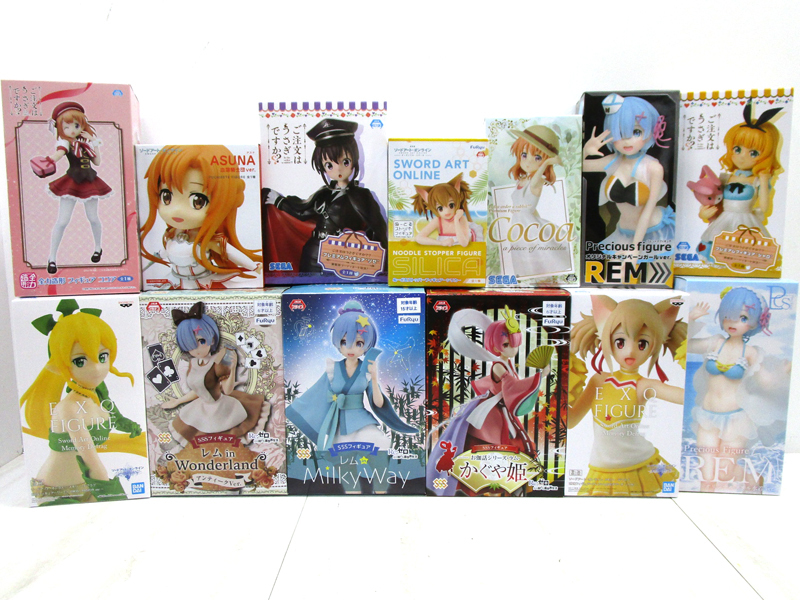 ☆未開封☆プライズフィギュア まとめ売り 13個セット (SAO、ごちうさ 