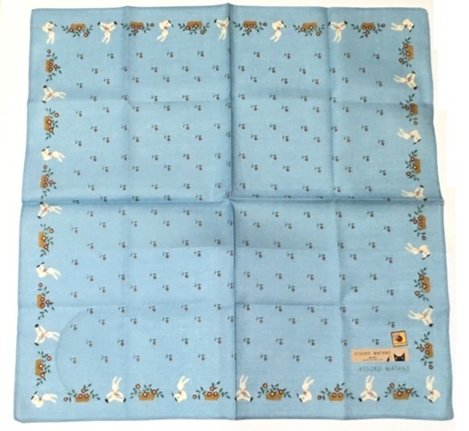 新品 Atsuko Matano マタノアツコ 俣野温子 ハンカチ ターコイズ うさぎ 未使用 管理番号6481 の落札情報詳細 ヤフオク落札価格情報 オークフリー スマートフォン版
