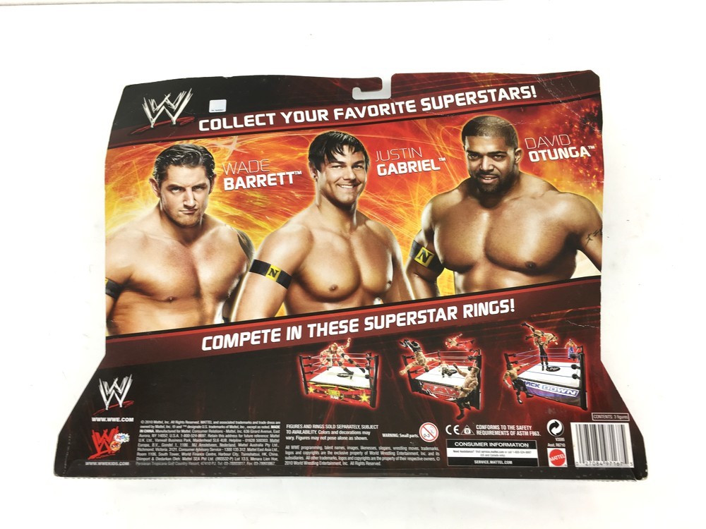 新品 同梱可 未開封品 マテル Wwe V3595 R6710 ウェイド バレット ジャスティン ガブリエル デビッド オタンガ プロレスフィギュア の落札情報詳細 ヤフオク落札価格情報 オークフリー スマートフォン版