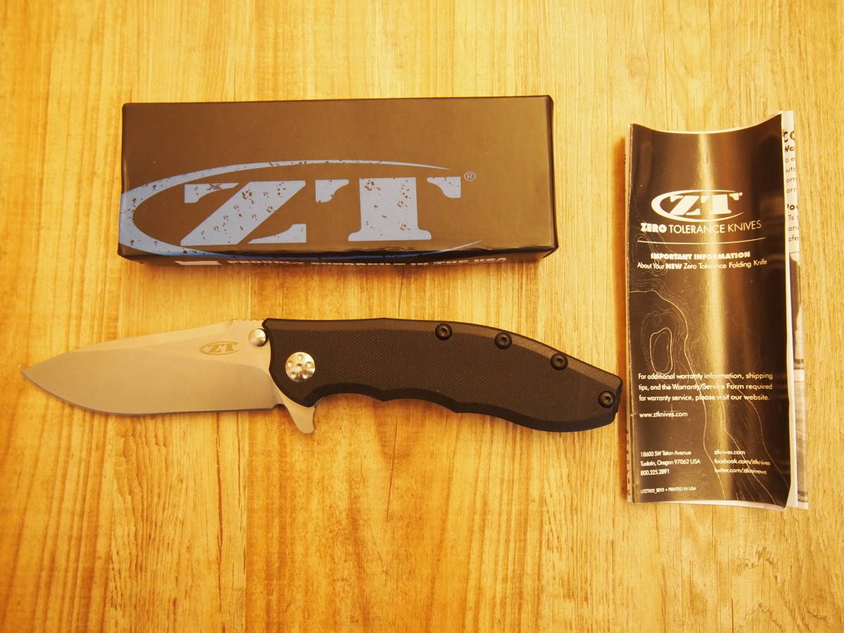 新品 Zt Zero Tolerance ゼロトレランス Zt0562 Kai U S A Ltd 折り畳みナイフ フォールディングナイフ キャンプ バトニング の落札情報詳細 ヤフオク落札価格情報 オークフリー スマートフォン版