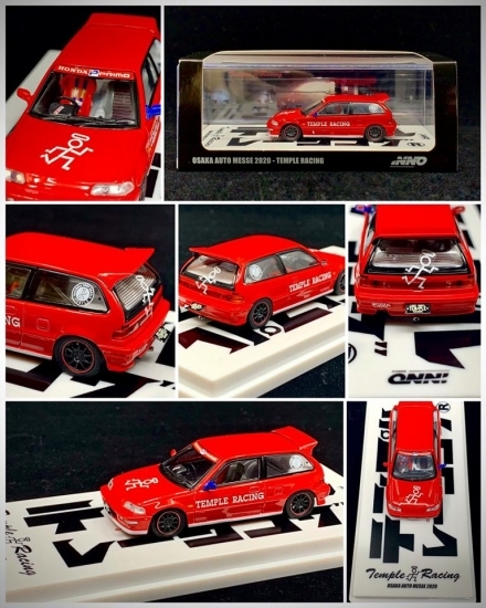 1/64 イノモデル シビックSI テンプルレーシング 環状 ミニカー inno