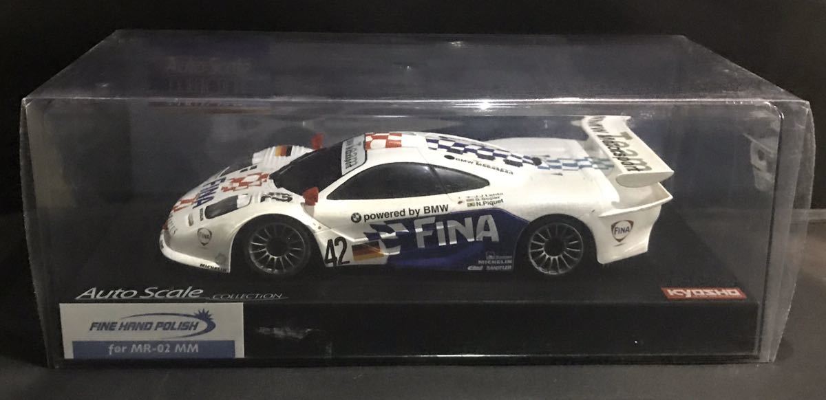 新品】MINI-Z☆マクラーレン F1 GTR #42 チーム BMW モータースポーツ 水道管が破裂 Mini-z マクラーレン F1 ホビーラジコン