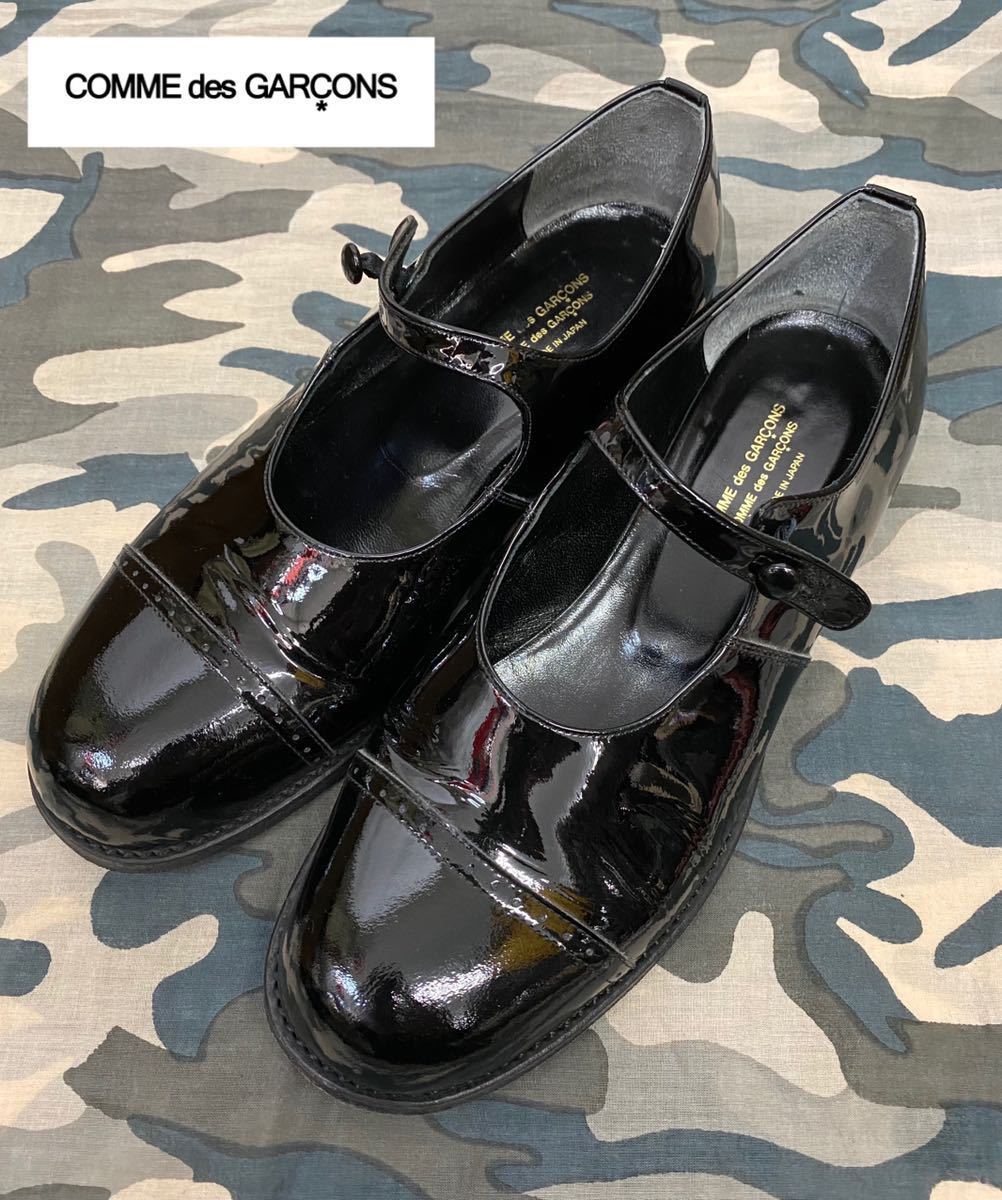 COMME des GARCONS COMME des GARCONS パテントレザー メリージェーン 